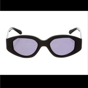 Karen Walker Black Castaway Sunglasses